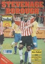Stevenage Borough v Kettering Town 27-Oct-2001