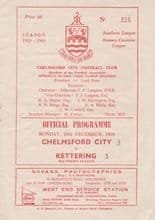 Chelmsford City v Kettering Town 28-Dec-1959