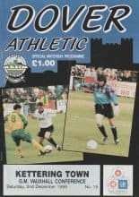 Dover Athletic v Kettering Town 02-Dec-1995