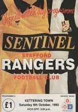 Stafford Rangers v Kettering Town 09-Oct-1993