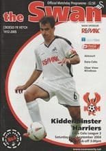 Swansea City v Kidderminster Harriers 11-Sep-2004