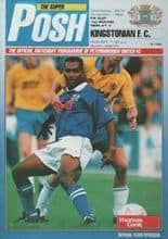 Peterborough United v Kingstonian 25-Nov-1992