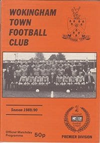 Wokingham Town v Kingstonian 09-Jan-1990