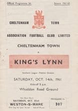 Cheltenham Town v Kings Lynn 14-Oct-1961