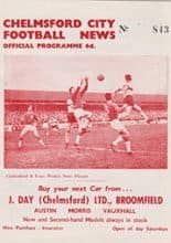 Chelmsford City v Kings Lynn 07-Nov-1964