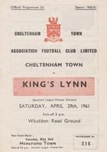 Cheltenham Town v Kings Lynn 29-Apr-1961