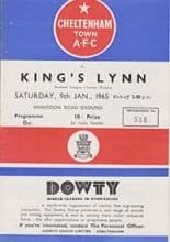 Cheltenham Town v Kings Lynn 09-Jan-1965