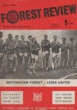 Nottingham Forest v Leeds United 16-Aug-1969
