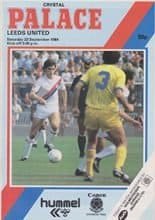 Crystal Palace v Leeds United 22-Sep-1984
