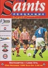 Southampton v Leeds United 23-Nov-1996
