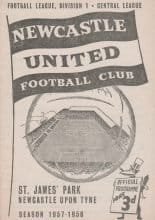 Newcastle United v Leeds United  26-Apr-1958