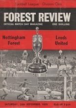 Nottingham Forest v Leeds United 26-Sep-1970