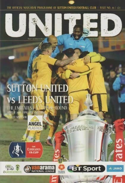 Sutton United v Leeds United 29-Jan-2017
