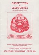 Ossett Albion v Leeds United 06-Aug-1988