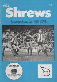 Shrewsbury Town v Leeds United 08-Dec-1984