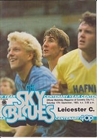 Coventry City v Leicester City 17-Sep-1983