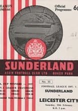 Sunderland v Leicester City 19-Feb-1966
