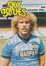 Coventry City v Leicester City 01-Sep-1984