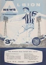 West Bromwich Albion v Leicester City 23-Dec-1961