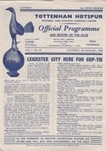 Tottenham Hotspur v Leicester City 04-Jan-1958