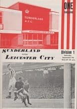 Sunderland v Leicester City 07-Sep-1968