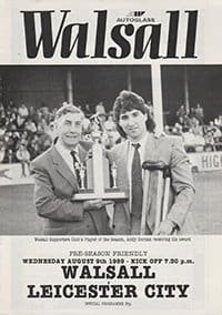 Walsall v Leicester City 09-Aug-1989