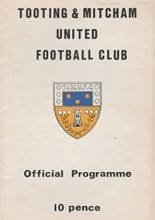 Tooting & Mitcham United v Enfield 27-Dec-1977