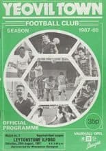 Yeovil Town v Leytonstone & Ilford 29-Aug-1987