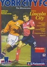York City v Lincoln City 17-Mar-2001