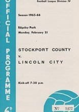 Stockport County v Lincoln City 21-Feb-1966