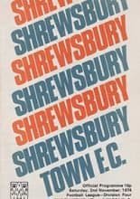 Shrewsbury Town v Lincoln City 02-Nov-1974