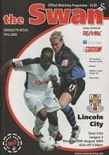 Swansea City v Lincoln City 30-Aug-2004
