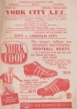 York City v Lincoln City 09-Nov-1963