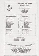 Sheffield Wednesday Reserves v Lincoln City Reserves 08-Jan-2008