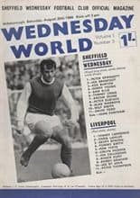 Sheffield Wednesday v Liverpool 30-Aug-1969