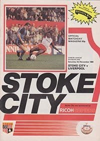 Stoke City v Liverpool 03-Nov-1984