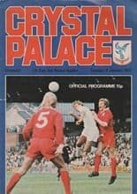 Crystal Palace v Liverpool 11-Jan-1977