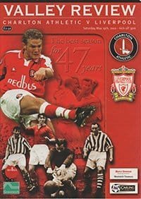 Charlton Athletic v Liverpool 19-May-2001