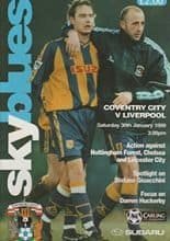 Coventry City v Liverpool 30-Jan-1999