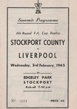 Stockport County v Liverpool 03-Feb-1965