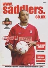 Walsall v Luton Town 19-Oct-2004