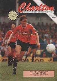 Charlton Athletic v Luton Town 19-Sep-1987