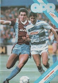 Queens Park Rangers v Luton Town 20-Feb-1988