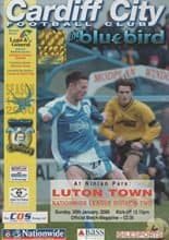 Cardiff City v Luton Town 30-Jan-2000