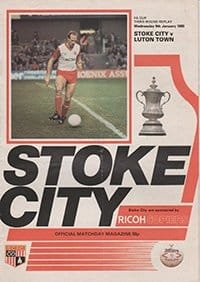 Stoke City v Luton Town 09-Jan-1985