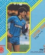 Coventry City v Luton Town 19-Apr-1986
