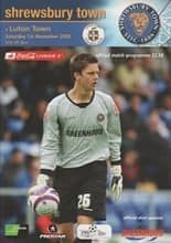 Shrewsbury Town v Luton Town 01-Nov-2008