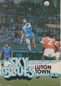 Coventry City v Luton Town 05-May-1984