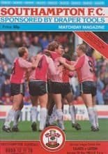 Southampton v Luton Town 07-May-1988