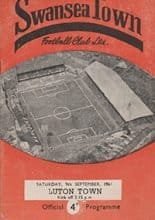 Swansea Town v Luton Town 09-Sep-1961